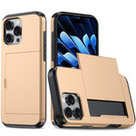 カードスロット付き耐衝撃アーマーiPhoneケース、iPhone Air用、iPhone 16 Pro Max用、iPhone 16 Pro用、iPhone 16 Plus用