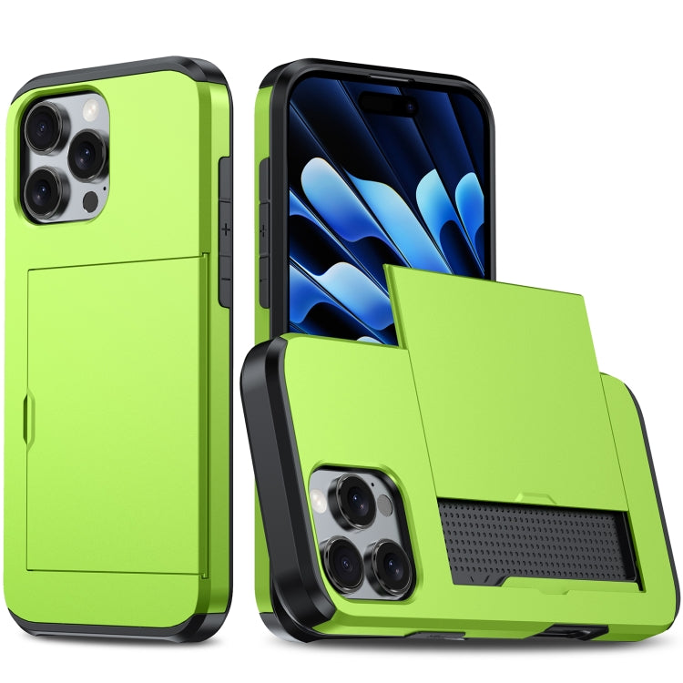 カードスロット付き耐衝撃アーマーiPhoneケース、iPhone Air用、iPhone 16 Pro Max用、iPhone 16 Pro用、iPhone 16 Plus用