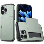 カードスロット付き耐衝撃アーマーiPhoneケース、iPhone Air用、iPhone 16 Pro Max用、iPhone 16 Pro用、iPhone 16 Plus用