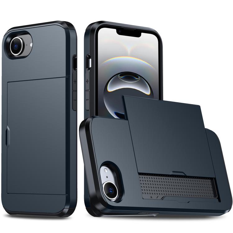 カードスロット付き耐衝撃アーマースマホケース、iPhone 17e / 16e用、iPhone 17 Pro Max用、iPhone 17 Pro用、iPhone 17用