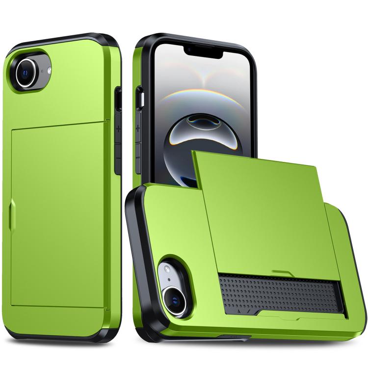 カードスロット付き耐衝撃アーマースマホケース、iPhone 17e / 16e用、iPhone 17 Pro Max用、iPhone 17 Pro用、iPhone 17用