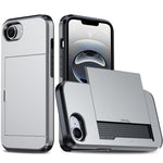 カードスロット付き耐衝撃アーマースマホケース、iPhone 17e / 16e用、iPhone 17 Pro Max用、iPhone 17 Pro用、iPhone 17用