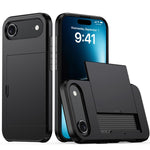 カードスロット付き耐衝撃アーマーiPhoneケース、iPhone Air用、iPhone 16 Pro Max用、iPhone 16 Pro用、iPhone 16 Plus用