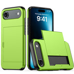 カードスロット付き耐衝撃アーマーiPhoneケース、iPhone Air用、iPhone 16 Pro Max用、iPhone 16 Pro用、iPhone 16 Plus用