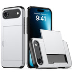 カードスロット付き耐衝撃アーマーiPhoneケース、iPhone Air用、iPhone 16 Pro Max用、iPhone 16 Pro用、iPhone 16 Plus用