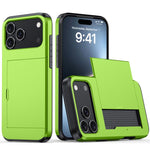 カードスロット付き耐衝撃アーマースマホケース、iPhone 17e / 16e用、iPhone 17 Pro Max用、iPhone 17 Pro用、iPhone 17用