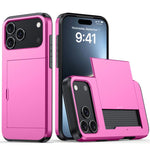 カードスロット付き耐衝撃アーマースマホケース、iPhone 17e / 16e用、iPhone 17 Pro Max用、iPhone 17 Pro用、iPhone 17用