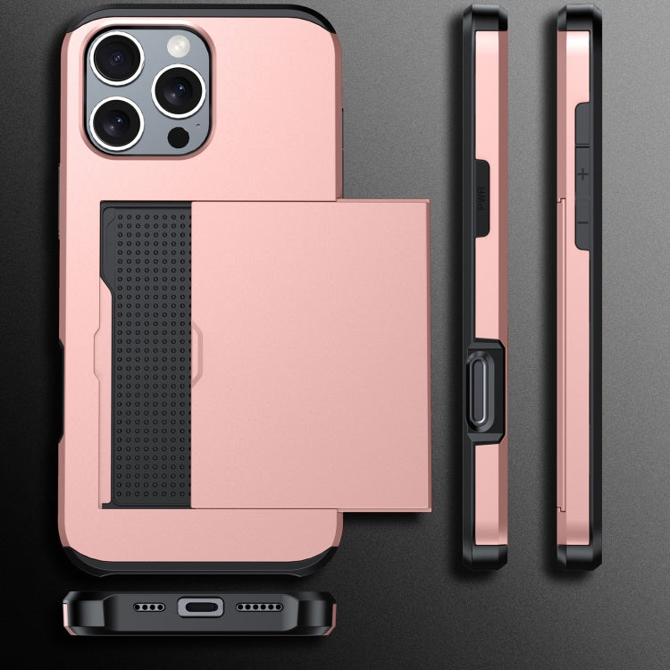 カードスロット付き耐衝撃アーマースマホケース、iPhone 17e / 16e用、iPhone 17 Pro Max用、iPhone 17 Pro用、iPhone 17用