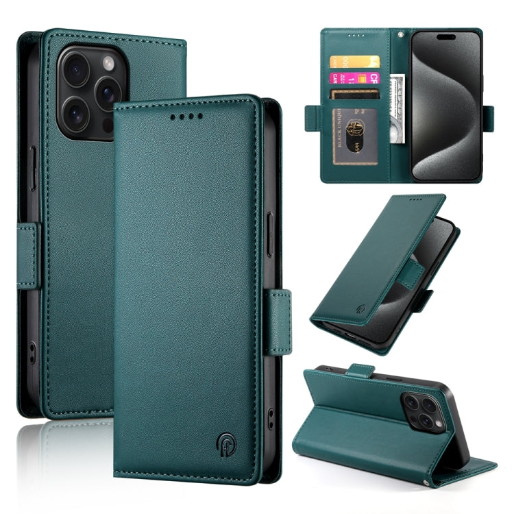 サイドバックルマグネティックフロストレザー製フォンケース、iPhone 16 Pro 用、iPhone 16 Plus 用、iPhone 16 用、iPhone 15 Pro Max 用、iPhone 15 Pro 用、iPhone 15 Plus 用