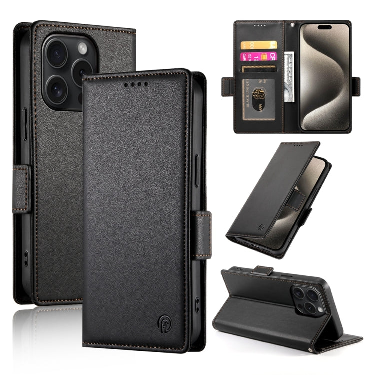 サイドバックルマグネティックフロストレザー製フォンケース、iPhone 16 Pro 用、iPhone 16 Plus 用、iPhone 16 用、iPhone 15 Pro Max 用、iPhone 15 Pro 用、iPhone 15 Plus 用
