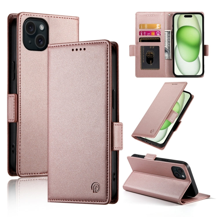 サイドバックルマグネティックフロストレザー製フォンケース、iPhone 16 Pro 用、iPhone 16 Plus 用、iPhone 16 用、iPhone 15 Pro Max 用、iPhone 15 Pro 用、iPhone 15 Plus 用