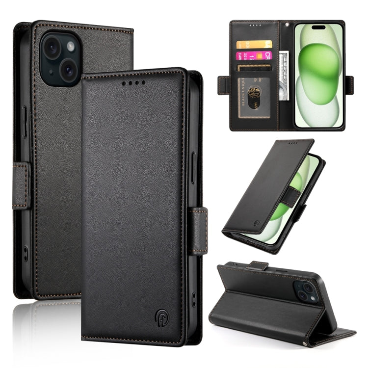 サイドバックルマグネティックフロストレザー製フォンケース、iPhone 16 Pro 用、iPhone 16 Plus 用、iPhone 16 用、iPhone 15 Pro Max 用、iPhone 15 Pro 用、iPhone 15 Plus 用