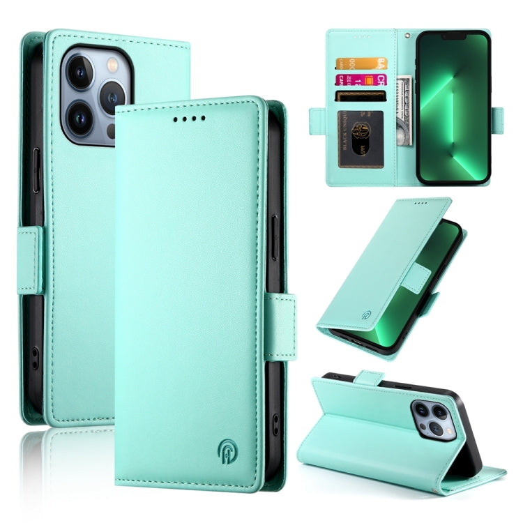 Side Buckle Magnetic Frosted Leather Phone Case, For iPhone 13 Pro Max, For iPhone 13 Pro, For iPhone 13, For iPhone 13 mini, For iPhone 12 / 12 Pro, For iPhone 12 Pro Max