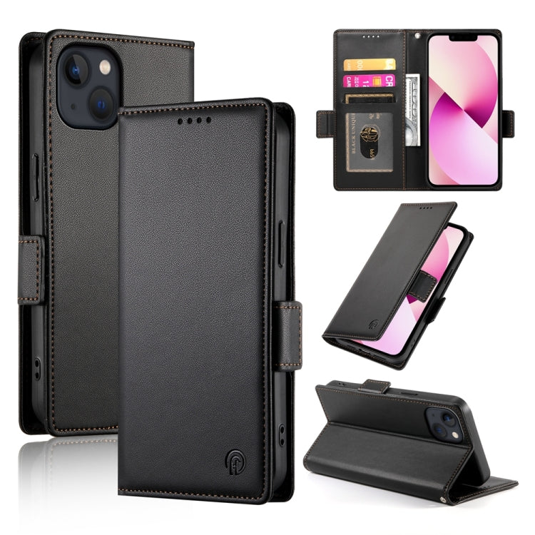 Side Buckle Magnetic Frosted Leather Phone Case, For iPhone 13 Pro Max, For iPhone 13 Pro, For iPhone 13, For iPhone 13 mini, For iPhone 12 / 12 Pro, For iPhone 12 Pro Max