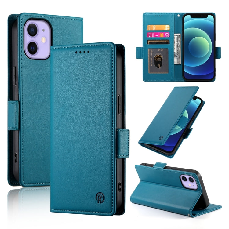 サイドバックルマグネティックフロストレザー製フォンケース、iPhone 12 mini 用、iPhone 11 Pro Max 用、iPhone 11 用、iPhone 11 Pro 用、iPhone X / XS 用、iPhone XR 用