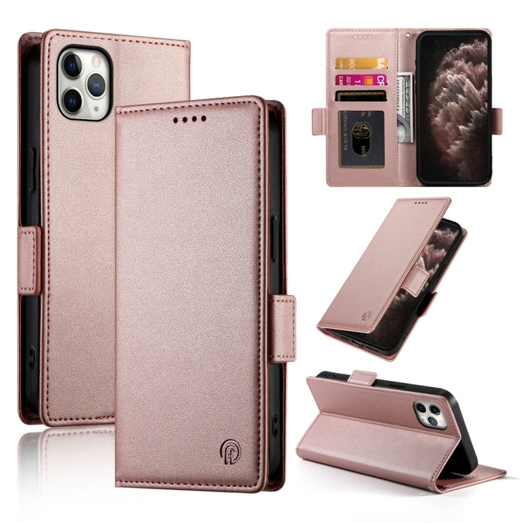 サイドバックルマグネティックフロストレザー製フォンケース、iPhone 12 mini 用、iPhone 11 Pro Max 用、iPhone 11 用、iPhone 11 Pro 用、iPhone X / XS 用、iPhone XR 用