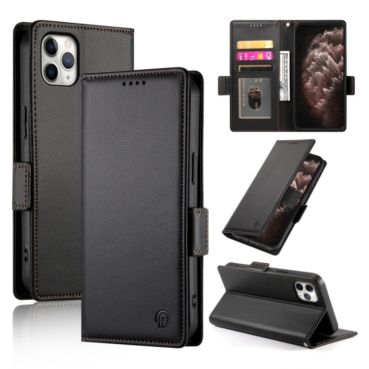 サイドバックルマグネティックフロストレザー製フォンケース、iPhone 12 mini 用、iPhone 11 Pro Max 用、iPhone 11 用、iPhone 11 Pro 用、iPhone X / XS 用、iPhone XR 用