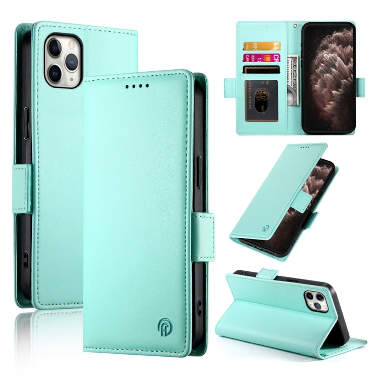 サイドバックルマグネティックフロストレザー製フォンケース、iPhone 12 mini 用、iPhone 11 Pro Max 用、iPhone 11 用、iPhone 11 Pro 用、iPhone X / XS 用、iPhone XR 用