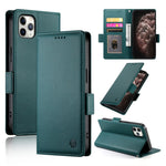 サイドバックルマグネティックフロストレザー製フォンケース、iPhone 12 mini 用、iPhone 11 Pro Max 用、iPhone 11 用、iPhone 11 Pro 用、iPhone X / XS 用、iPhone XR 用