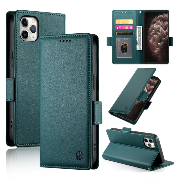 サイドバックルマグネティックフロストレザー製フォンケース、iPhone 12 mini 用、iPhone 11 Pro Max 用、iPhone 11 用、iPhone 11 Pro 用、iPhone X / XS 用、iPhone XR 用