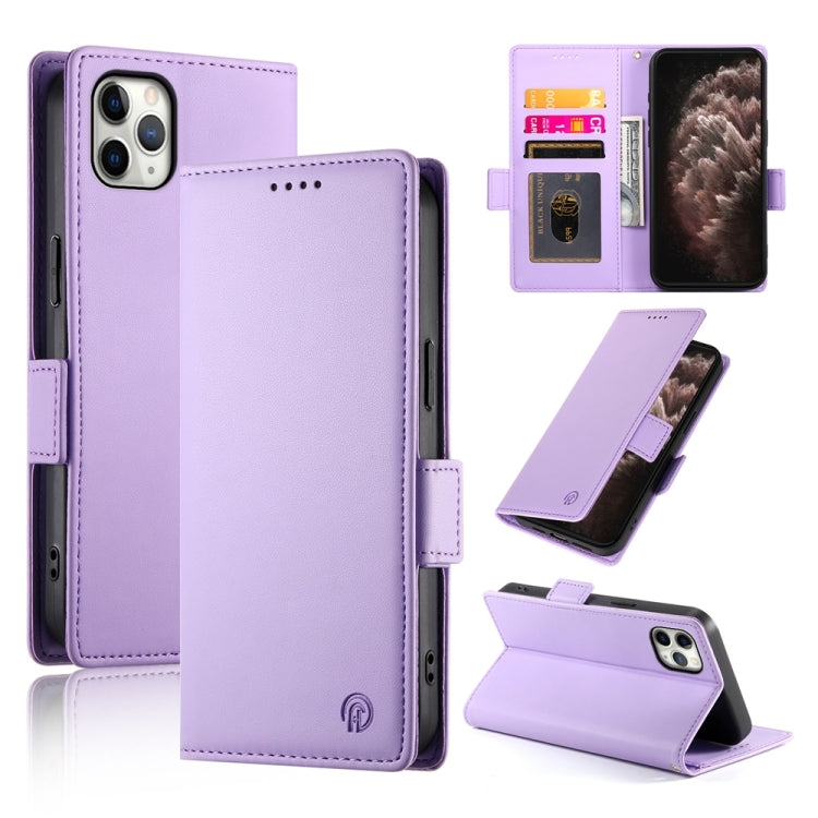 サイドバックルマグネティックフロストレザー製フォンケース、iPhone 12 mini 用、iPhone 11 Pro Max 用、iPhone 11 用、iPhone 11 Pro 用、iPhone X / XS 用、iPhone XR 用