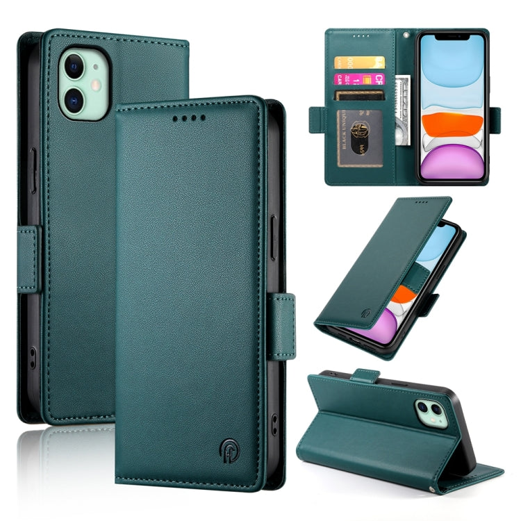 サイドバックルマグネティックフロストレザー製フォンケース、iPhone 12 mini 用、iPhone 11 Pro Max 用、iPhone 11 用、iPhone 11 Pro 用、iPhone X / XS 用、iPhone XR 用