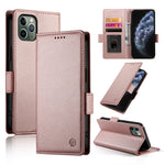 サイドバックルマグネティックフロストレザー製フォンケース、iPhone 12 mini 用、iPhone 11 Pro Max 用、iPhone 11 用、iPhone 11 Pro 用、iPhone X / XS 用、iPhone XR 用