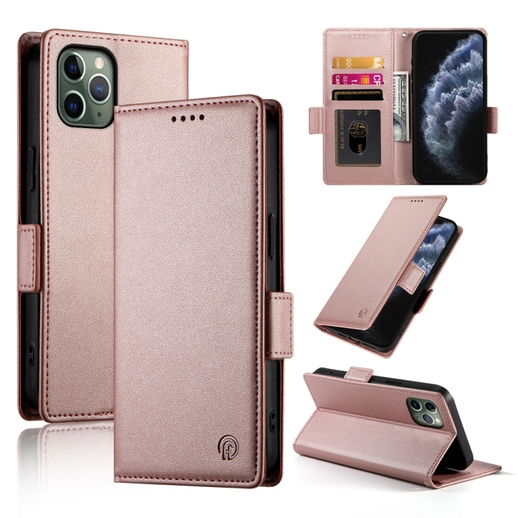 サイドバックルマグネティックフロストレザー製フォンケース、iPhone 12 mini 用、iPhone 11 Pro Max 用、iPhone 11 用、iPhone 11 Pro 用、iPhone X / XS 用、iPhone XR 用