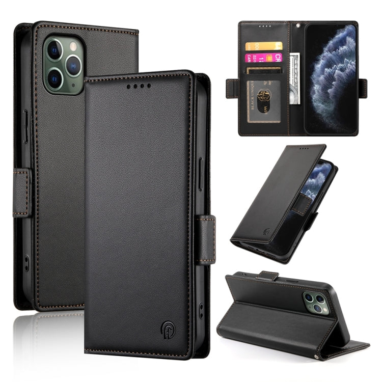 サイドバックルマグネティックフロストレザー製フォンケース、iPhone 12 mini 用、iPhone 11 Pro Max 用、iPhone 11 用、iPhone 11 Pro 用、iPhone X / XS 用、iPhone XR 用