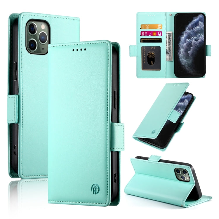 サイドバックルマグネティックフロストレザー製フォンケース、iPhone 12 mini 用、iPhone 11 Pro Max 用、iPhone 11 用、iPhone 11 Pro 用、iPhone X / XS 用、iPhone XR 用