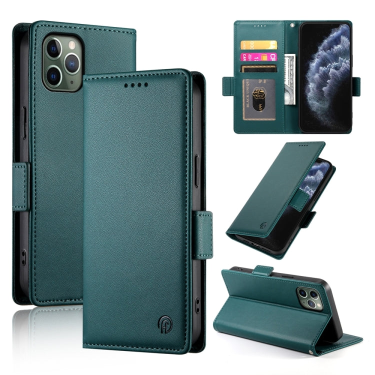 サイドバックルマグネティックフロストレザー製フォンケース、iPhone 12 mini 用、iPhone 11 Pro Max 用、iPhone 11 用、iPhone 11 Pro 用、iPhone X / XS 用、iPhone XR 用