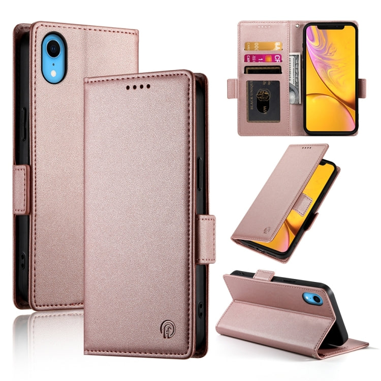 サイドバックルマグネティックフロストレザー製フォンケース、iPhone 12 mini 用、iPhone 11 Pro Max 用、iPhone 11 用、iPhone 11 Pro 用、iPhone X / XS 用、iPhone XR 用