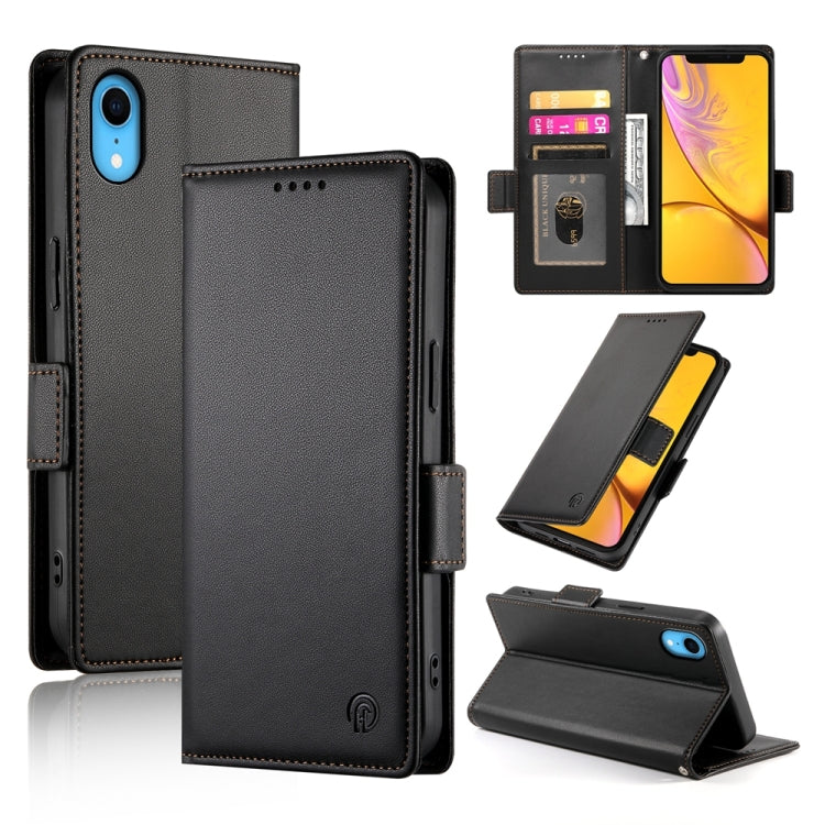 サイドバックルマグネティックフロストレザー製フォンケース、iPhone 12 mini 用、iPhone 11 Pro Max 用、iPhone 11 用、iPhone 11 Pro 用、iPhone X / XS 用、iPhone XR 用
