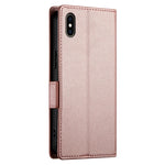 サイドバックルマグネットマットレザーケース、iPhone XS Max用、iPhone 8 Plus / 7 Plus用