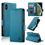 サイドバックルマグネットマットレザーケース、iPhone XS Max用、iPhone 8 Plus / 7 Plus用