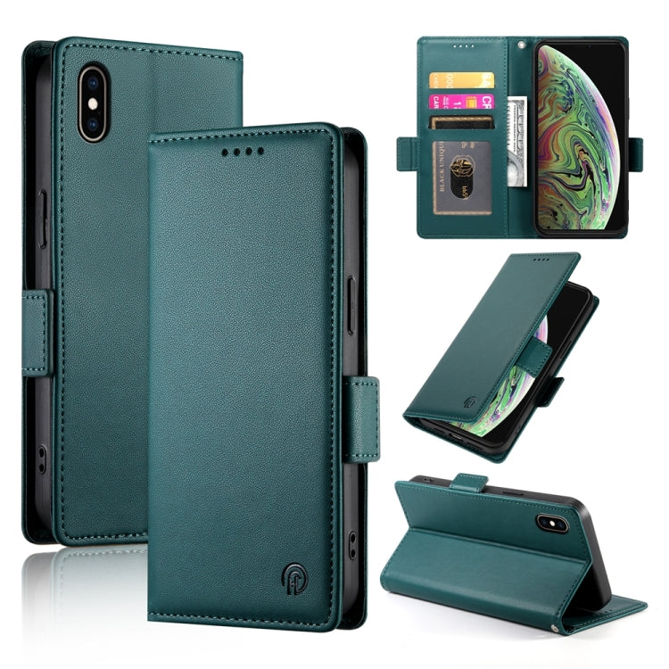 サイドバックルマグネットマットレザーケース、iPhone XS Max用、iPhone 8 Plus / 7 Plus用