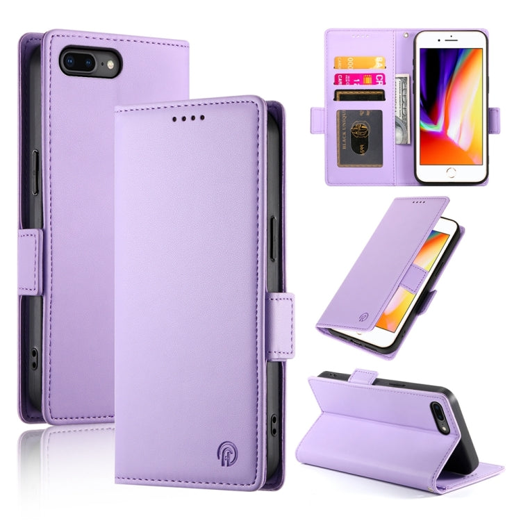サイドバックルマグネットマットレザーケース、iPhone XS Max用、iPhone 8 Plus / 7 Plus用