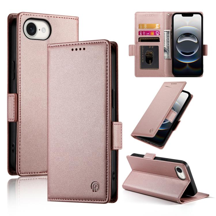 サイドバックルマグネティックフロストレザー製フォンケース、iPhone 17e / 16e 用、iPhone 17 Pro Max 用、iPhone 17 Pro 用、iPhone 17 用、iPhone Air 用、iPhone 16 Pro Max 用