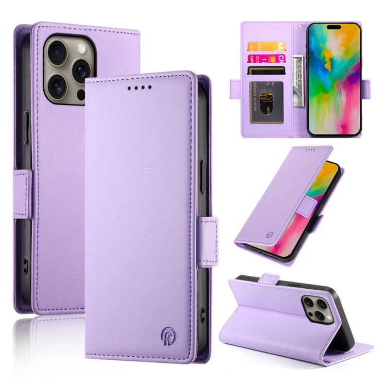 サイドバックルマグネティックフロストレザー製フォンケース、iPhone 17e / 16e 用、iPhone 17 Pro Max 用、iPhone 17 Pro 用、iPhone 17 用、iPhone Air 用、iPhone 16 Pro Max 用