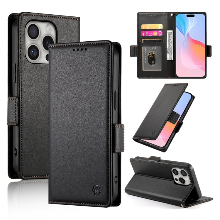 サイドバックルマグネティックフロストレザー製フォンケース、iPhone 16 Pro 用、iPhone 16 Plus 用、iPhone 16 用、iPhone 15 Pro Max 用、iPhone 15 Pro 用、iPhone 15 Plus 用