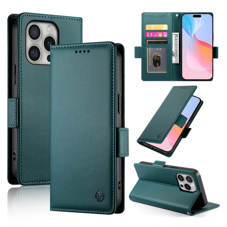 サイドバックルマグネティックフロストレザー製フォンケース、iPhone 16 Pro 用、iPhone 16 Plus 用、iPhone 16 用、iPhone 15 Pro Max 用、iPhone 15 Pro 用、iPhone 15 Plus 用