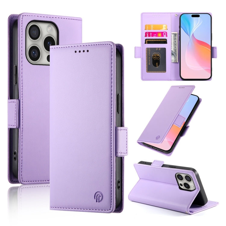 サイドバックルマグネティックフロストレザー製フォンケース、iPhone 16 Pro 用、iPhone 16 Plus 用、iPhone 16 用、iPhone 15 Pro Max 用、iPhone 15 Pro 用、iPhone 15 Plus 用