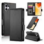 サイドバックルマグネティックフロストレザー製フォンケース、iPhone 16 Pro 用、iPhone 16 Plus 用、iPhone 16 用、iPhone 15 Pro Max 用、iPhone 15 Pro 用、iPhone 15 Plus 用
