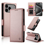 サイドバックルマグネティックフロストレザー製フォンケース、iPhone 17e / 16e 用、iPhone 17 Pro Max 用、iPhone 17 Pro 用、iPhone 17 用、iPhone Air 用、iPhone 16 Pro Max 用
