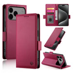 サイドバックルマグネティックフロストレザー製フォンケース、iPhone 17e / 16e 用、iPhone 17 Pro Max 用、iPhone 17 Pro 用、iPhone 17 用、iPhone Air 用、iPhone 16 Pro Max 用