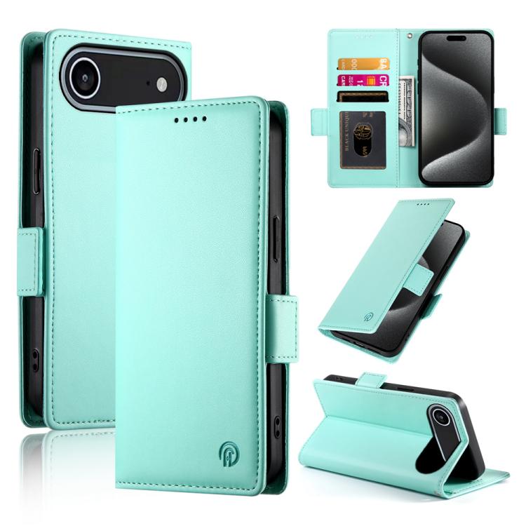 サイドバックルマグネティックフロストレザー製フォンケース、iPhone 17e / 16e 用、iPhone 17 Pro Max 用、iPhone 17 Pro 用、iPhone 17 用、iPhone Air 用、iPhone 16 Pro Max 用