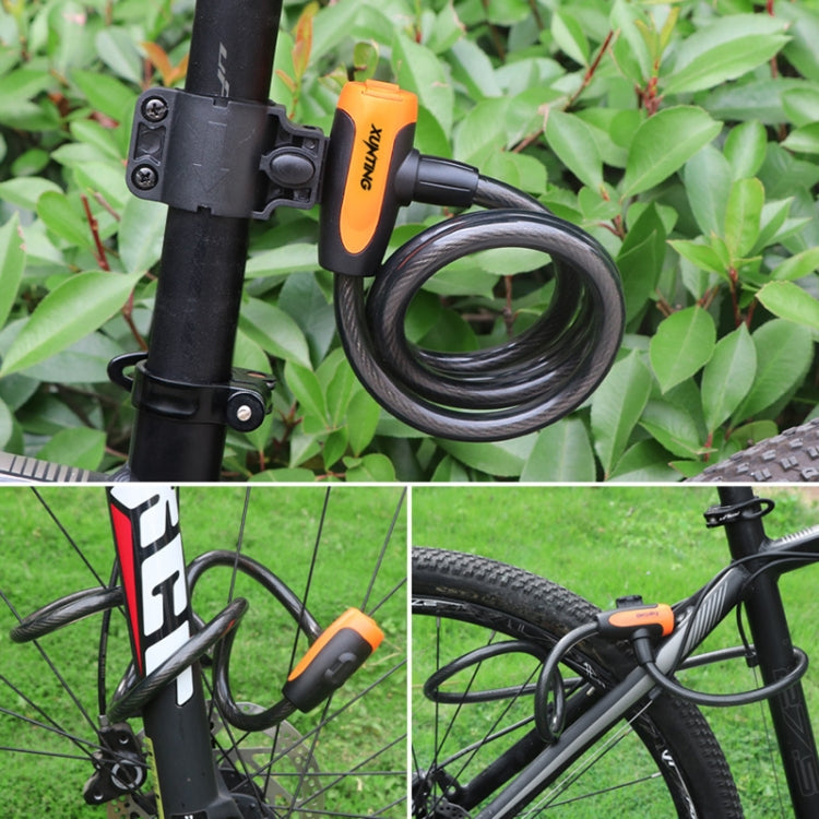 自転車用携帯盗難防止ロック スチールケーブルロック フレーム付き、Aスタイル 100cm ブラック、Aスタイル 120cm ブラック、Bスタイル 100cm ブラック、Bスタイル 120cm ブラック、Bスタイル 150cm ブラック