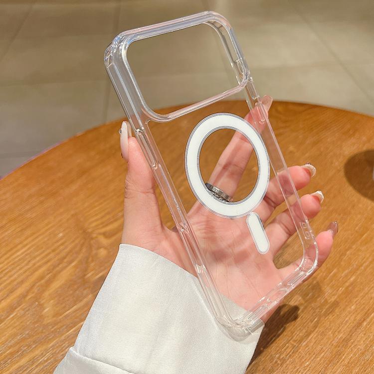 大穴カメラ MagSafe マグネティッククリアアクリル TPU ケース、iPhone 17 Pro Max 用、iPhone 17 Pro 用、iPhone 17 用、iPhone Air 用、iPhone 16 Pro Max 用、iPhone 16 Pro 用、iPhone 16 Plus 用、iPhone 16 用