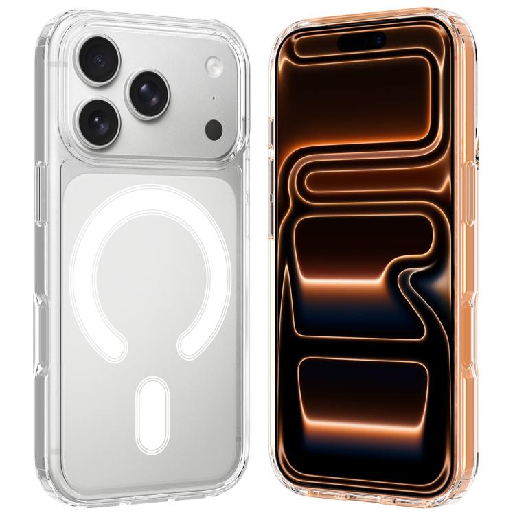 大穴カメラ MagSafe マグネティッククリアアクリル TPU ケース、iPhone 17 Pro Max 用、iPhone 17 Pro 用、iPhone 17 用、iPhone Air 用、iPhone 16 Pro Max 用、iPhone 16 Pro 用、iPhone 16 Plus 用、iPhone 16 用