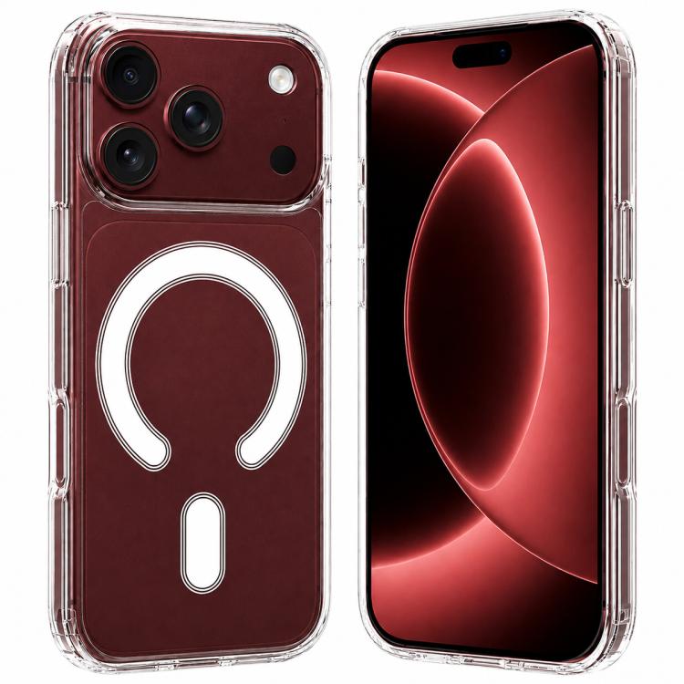 大穴カメラ MagSafe マグネティッククリアアクリル TPU ケース、iPhone 17 Pro Max 用、iPhone 17 Pro 用、iPhone 17 用、iPhone Air 用、iPhone 16 Pro Max 用、iPhone 16 Pro 用、iPhone 16 Plus 用、iPhone 16 用